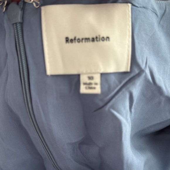 Reformation  NEW Sebastien Linen Midi-Dress - Picture 10 of 12